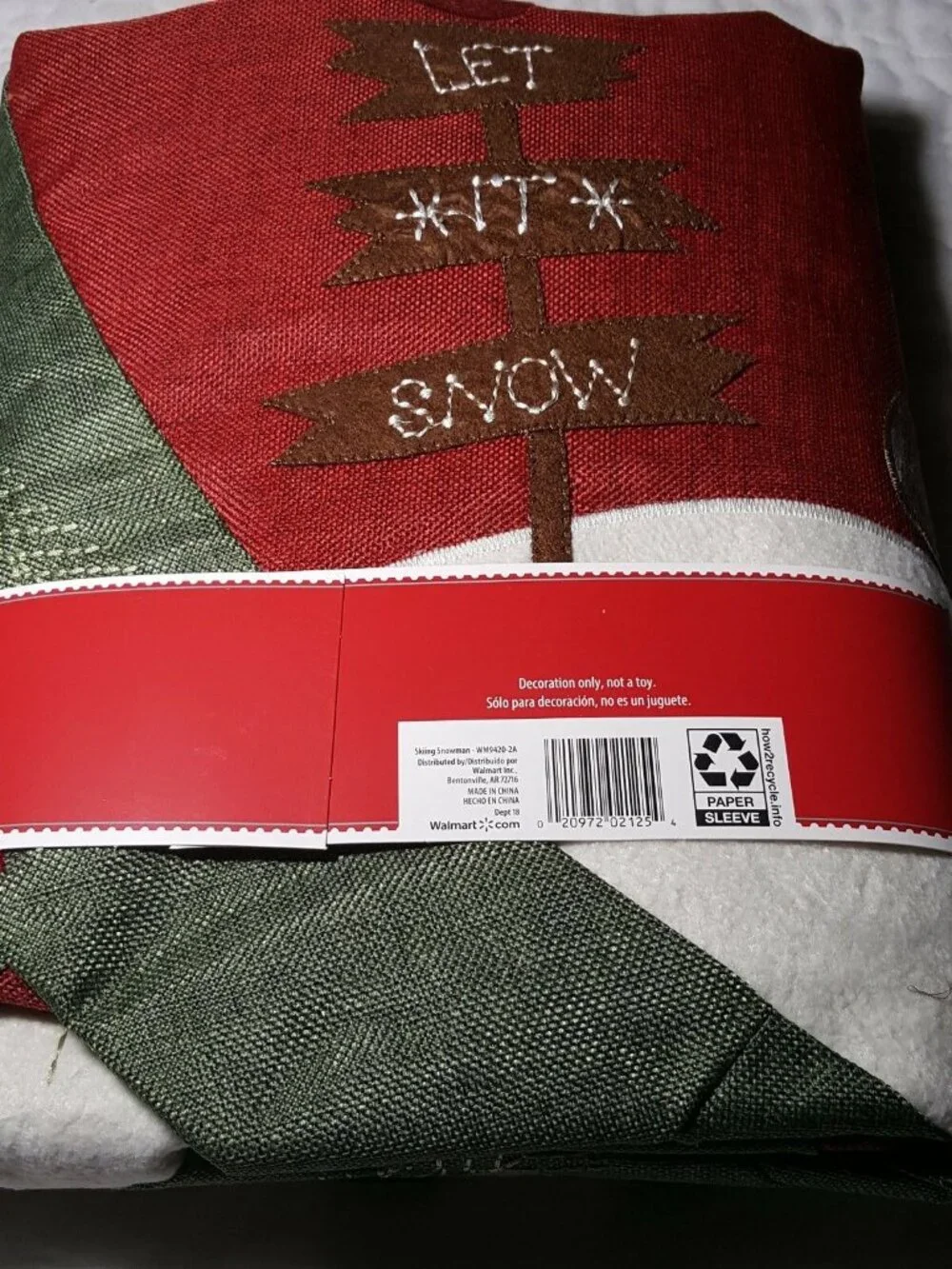 Reindeer Or Snowman Christmas Tree Skirt 3D 48